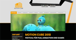 Desktop Screenshot of motion-cube.de